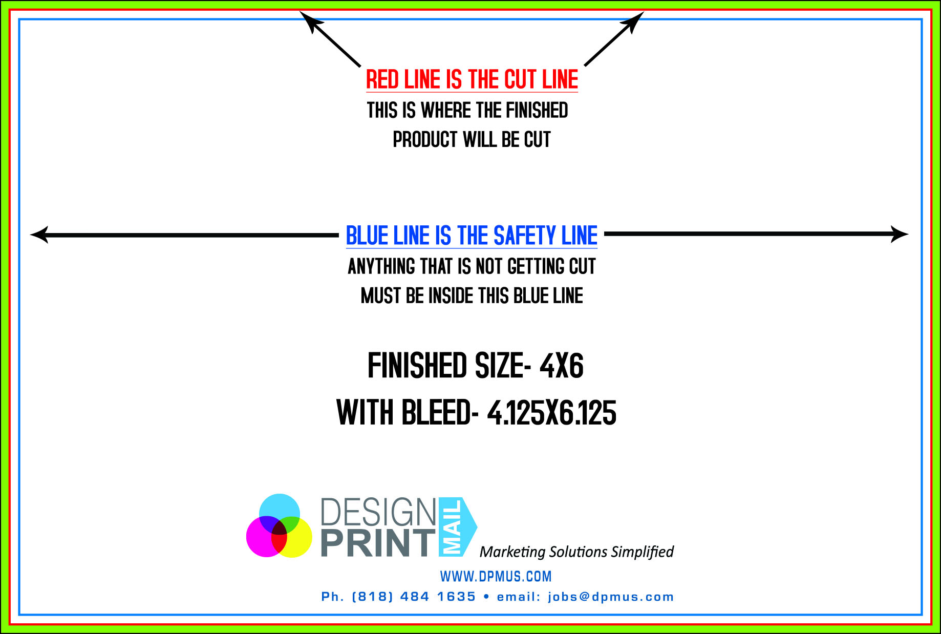 Post Cards 4x6 Design Print Mail